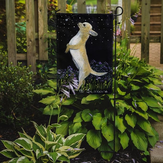 Caroline's Treasures SS8152GF Chihuahua Garden Flag Mailbox Flag Decorative Yard Flag Banner Outside Patio Artwork Yard Flower Beds, Garden Size, Multicolor