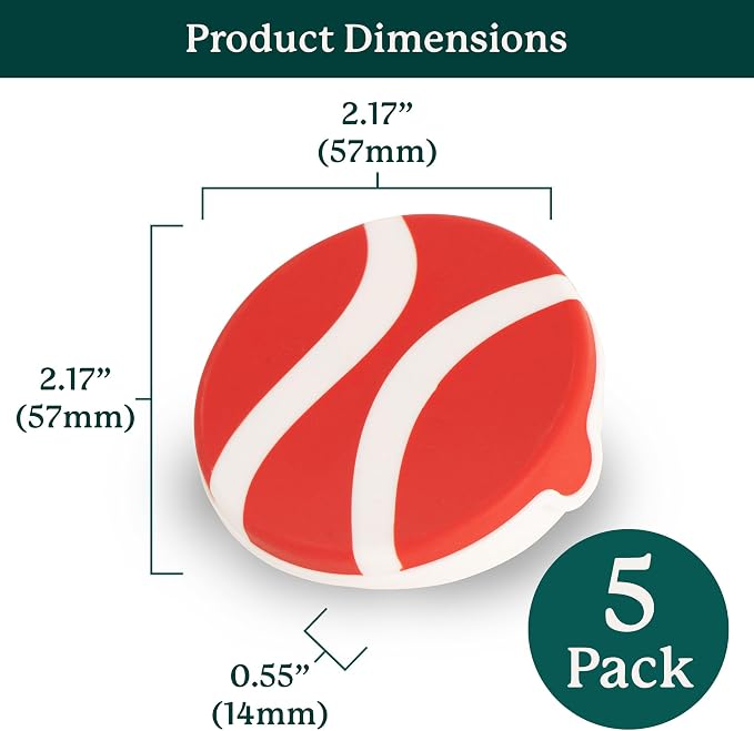 Gardyn Caps for Hydroponics Growing System - 5 Pack, Red Amaranth | For your Gardyn indoor garden, solution for a cleaner & more beautiful garden when growing fewer than 30 plants