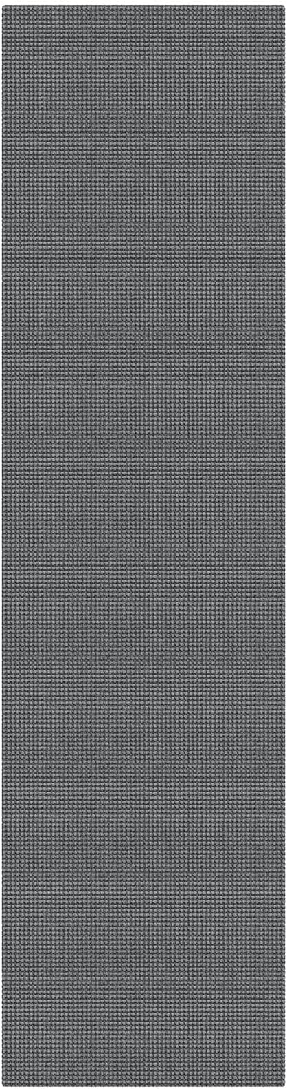 KOZYFLY Cotton Runners Rugs for Hallway 2.5'x10', Washable Runner Rug, Woven Non Slip Kitchen Runner, Braided Entryway Rug, Floor Carpet for Entry, Aisle, Hall, Grey/Dark Grey