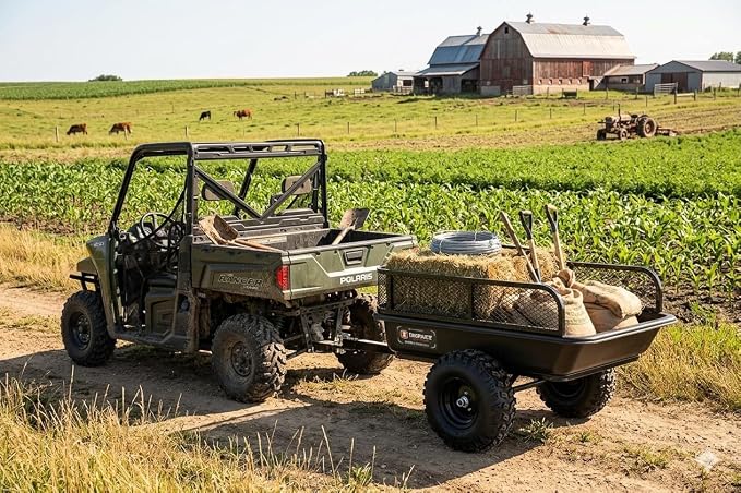 Impact Implements 1500lb Poly Tub Agricultural Trailer by MotoAlliance