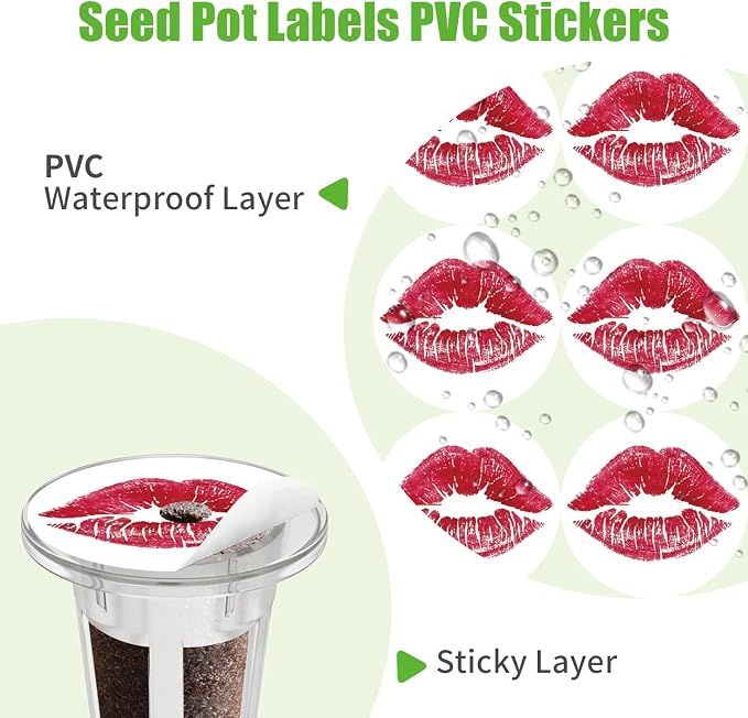 50pk Hydroponics Grow Baskets w/ 50 Labels for Most Systems | Compatible with Aero Garden, Hydroponic Replacement Accessories