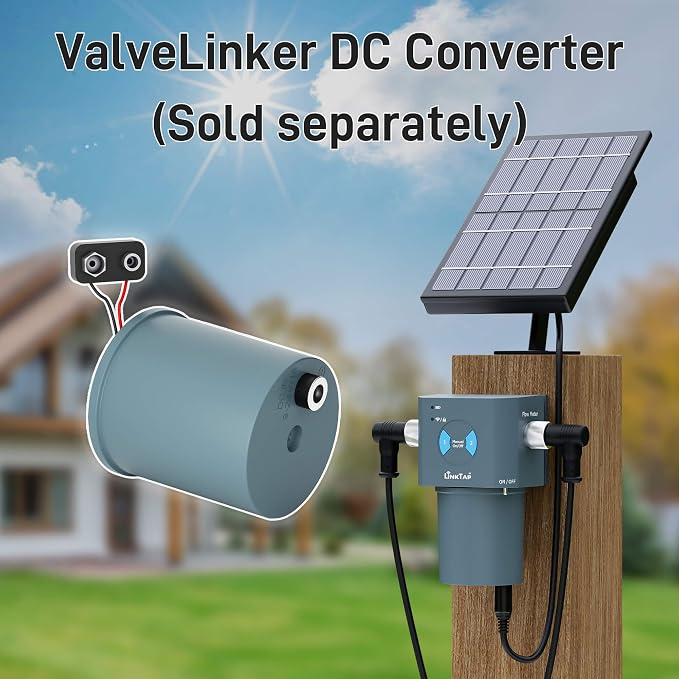 LinkTap T1 Smart 2-Zone Water Timer & Gateway, Built-in Flow Meters, Real-Time Fault Detection & Alerts, Weather Adaptive, Anti-Freeze, Better Range Than WiFi Hose Timer, IP66, Alexa, 2-Year Warranty