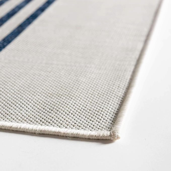 Unique Loom Jill Zarin Outdoor Collection Area Rug - Anguilla (2' 2" x 3' Rectangle Ivory/Blue)