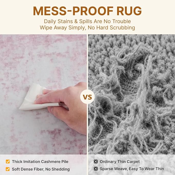 2x3 Area Rug Washable Abstract: Non Slip Throw Rugs for Entryway | Indoor Door Mat for Kitchen Soft Low Pile Thin Small Carpet for Hallway Bedroom Dining Room Home Office Decor