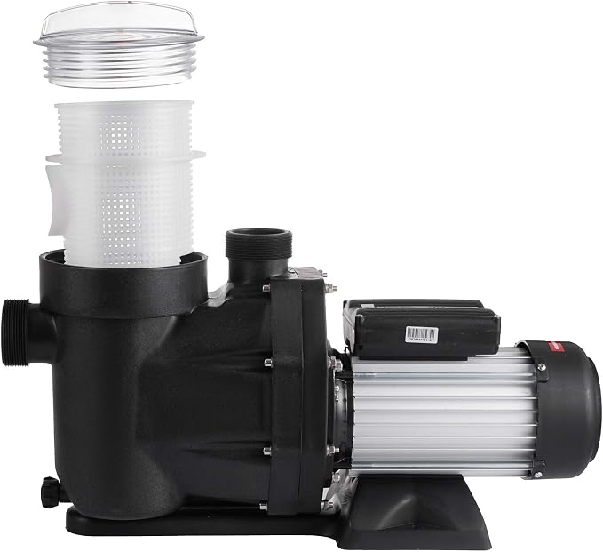2.5HP Pool Pump Powerful 8880 GPH, Self Priming 110V Swimming Pool Pump, 1850W Single Speed In/Above Ground Pool Pumps for Pools, Spas, Hot Tubs, Fountains, and Water Circulation Systems