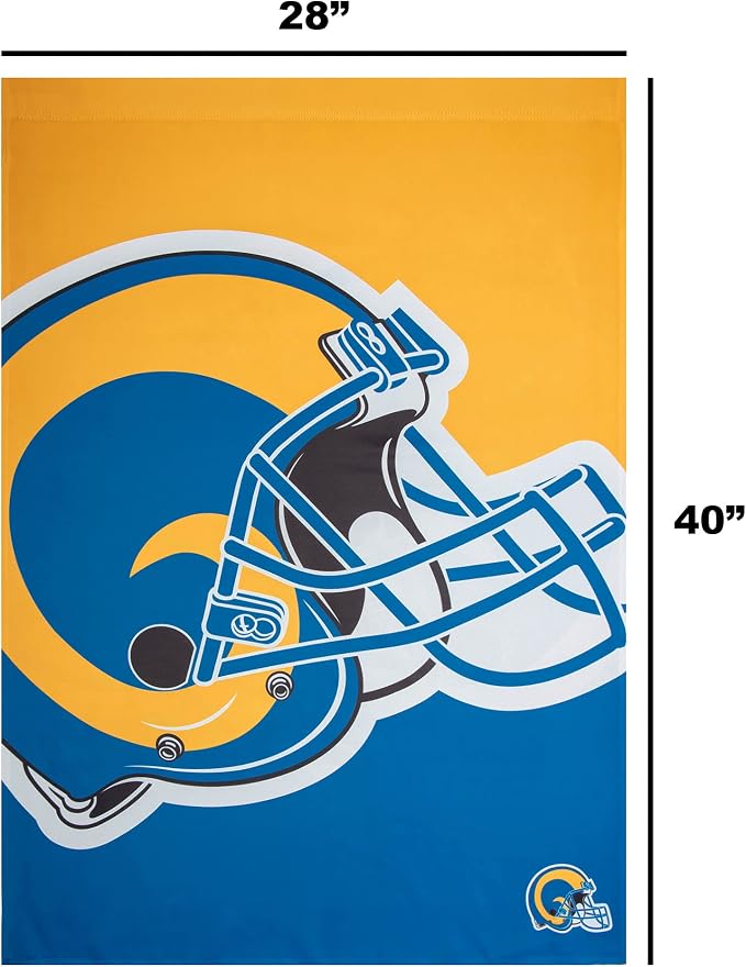 NFL Double Sided Team Logo Vertical Flag (40" x 28")