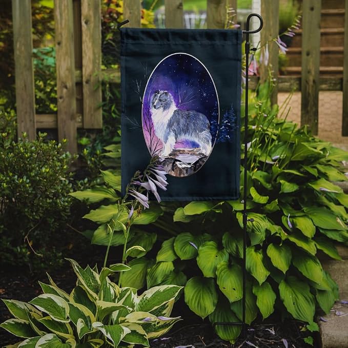 Caroline's Treasures SS8073GF Sheltie Garden Flag Mailbox Flag Decorative Yard Flag Banner Outside Patio Artwork Yard Flower Beds, Garden Size, Multicolor