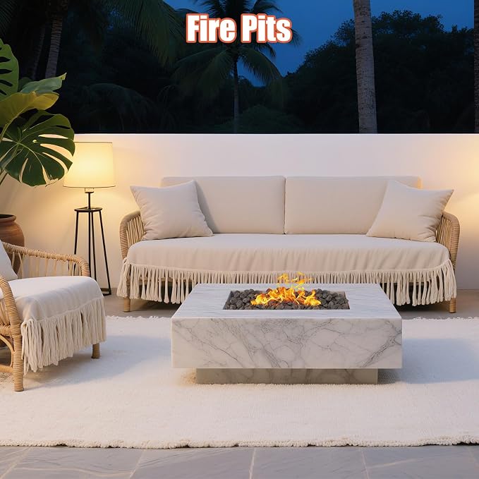 10 lbs Durable Black Lava Stones for Indoor Gas Fireplaces, Fire Pits, and Fire Pit Tables, Gas Fireplace Rocks, 0.8-1.2 Inch Fire Pit Stones for Outdoor Grills and Landscaping