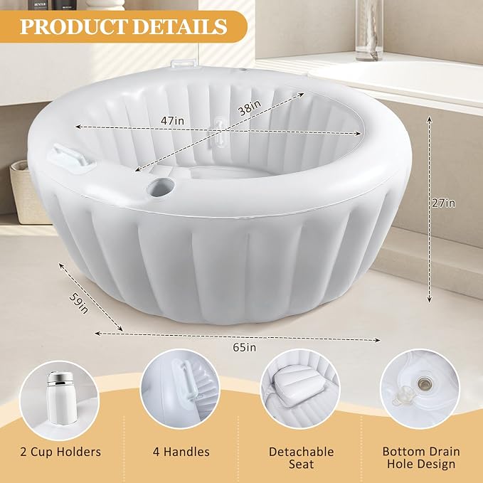 Birthing Tub, Lnflatable Birth Pool, Home Water Birth Kit, Premium Birthing Tub, Multi Functional Swimming Pool, Kit for Expectant Mothers