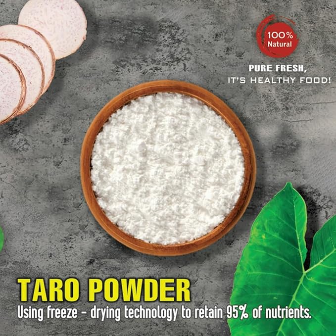 PURPLE YAM POWDER 5.29 oz (150g) – VIETFARMFOOD | Freeze-Dried Purple Yam Powder for Baking, Desserts, Smoothies, Beverages and Cooking