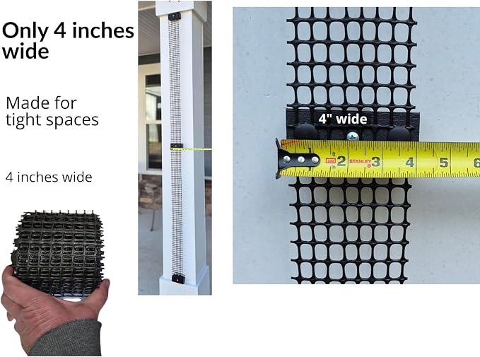Deck Post Trellis for Clematis, 9 Ft x 4 in, 2 Pack, Scroll Trellis | Fits deck posts, porch columns and mailbox posts. Supports clematis and climbing vines in narrow spaces.