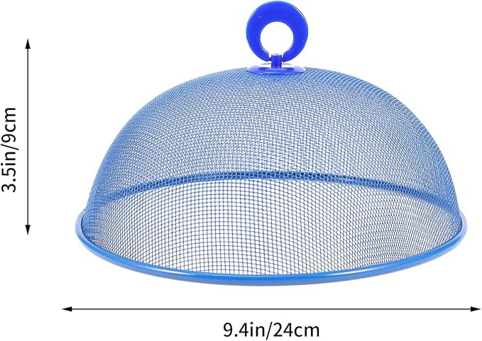 3 Pcs Food Cover Wrought Iron Covers Wind- Covers Picnic Food Tents Household Dish Reusable Creative Vegetable Mesh