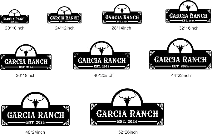 Personalized Metal Farm Sign, Indoor Outdoor Custom Metal Farm Sign for Ranch or Farm House, Farm Family Name Sign, Ranch & Farmhouse Signs Wall Decor, Farmer Gifts, Housewarming Gift
