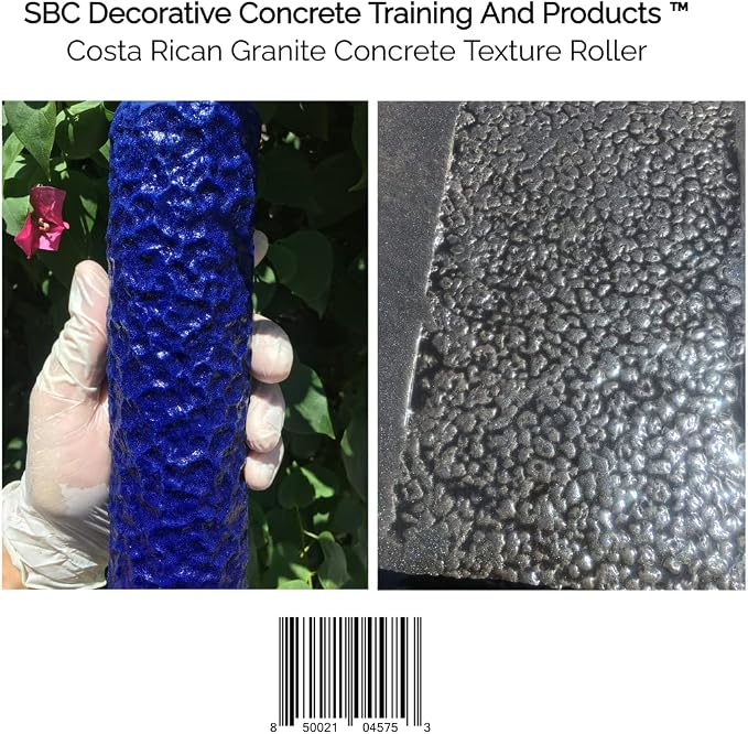 The "Original Designed" Costa Rican Granite Concrete Stamping Texture Roller And Masonry Form Tool Favorite Since 2005. (CostaRicanGranite)