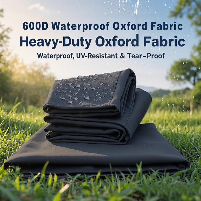 Lawn Mower Cover, Cordless Lawn Mower Storage Cover, Waterproof & Dustrproof, Lawn Mower Accessories, Fits 20-21 in Folding Electric Lawn Mower – All-Weather Protection. (Cover only)