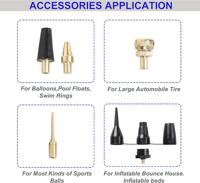 16 Pieces Heavy Duty Air Compressor Accessory Kit, 1/4 inch 25ft Recoil Poly Air Compressor Hose Kit, 100PSI Tire Inflator Gauge, Blow Gun and Nozzles, 1/4" NPT Air Coupler and Plug Kit
