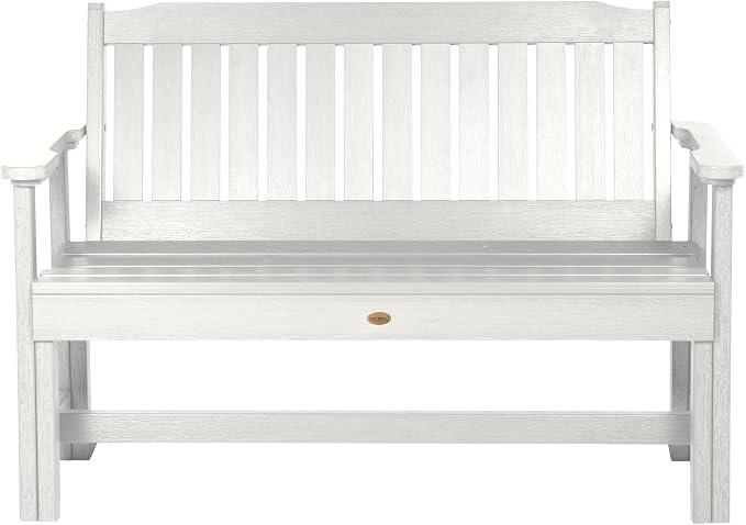 Sequoia Professional CM-BENSQ42-WHE Commercial Grade Exeter 4 Foot Garden Bench, White