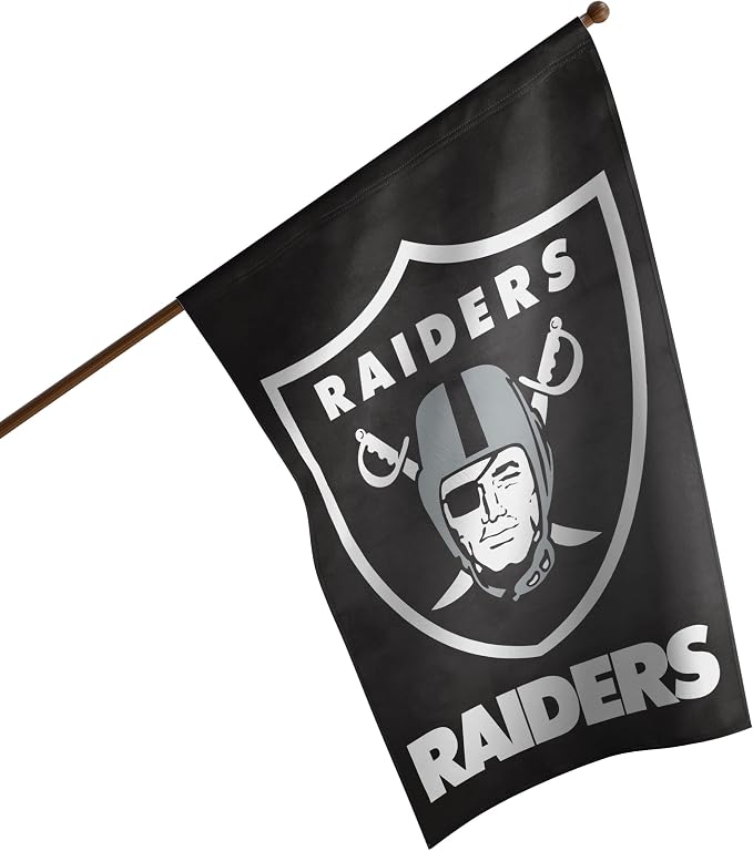 NFL Double Sided Team Logo Vertical Flag (40" x 28")