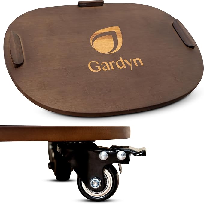 Gardyn Studio Dolly - Rolling Cart for Hydroponics System | Makes your hydroponics growing system kit & indoor garden tower mobile, move throughout home while protecting floors