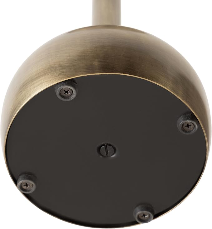 Kate and Laurel Miki Modern Pedestal Drink Table; 10 x 10 x 23; Antique Brass; Decorative Accent Patio Table for Use as Plant Stand Indoors or Outdoors or as a Living Room Martini Table