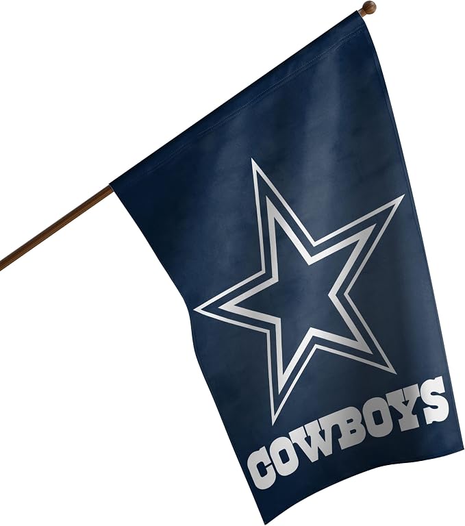 NFL Double Sided Team Logo Vertical Flag (40" x 28")