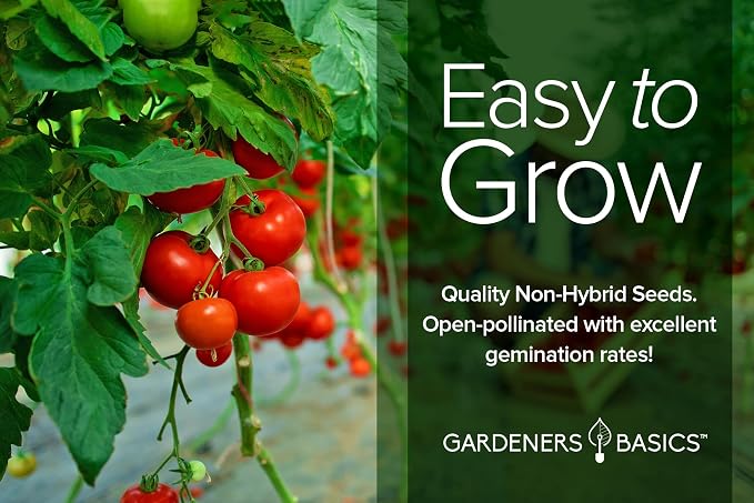 Tomato Growing Kit – Grow 8 Varieties of Delicious Tomatoes – Non-GMO Heirloom Seeds, Complete Indoor & Outdoor Tomato Seed Kit, Our Tomato kit is Perfect for Home Gardens & Fresh Cooking