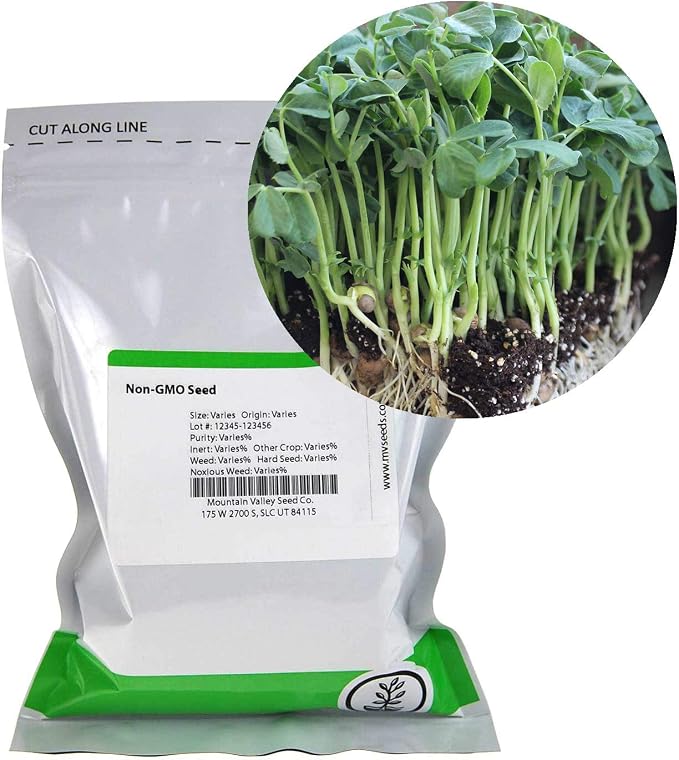 Mountain Valley Seed Co Speckled Pea Sprouting Seeds 1 Lbs