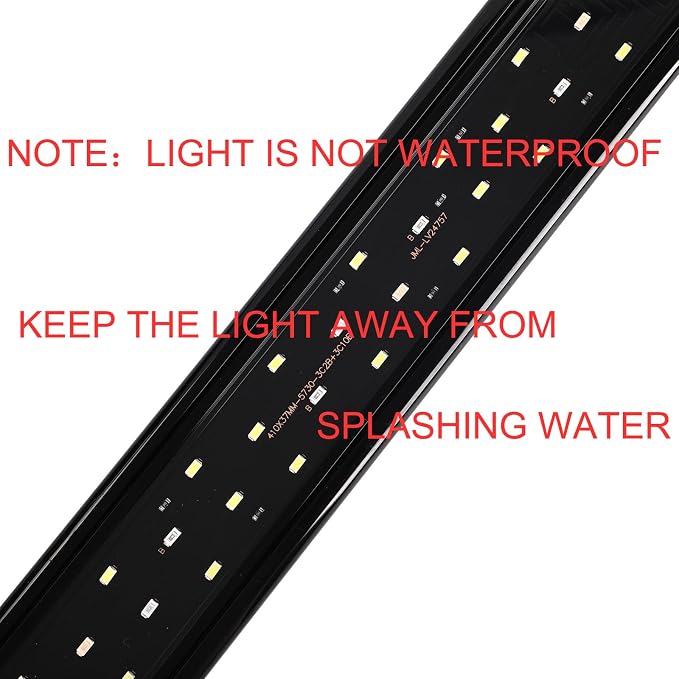 AQUANEAT LED Aquarium Light for 36 to 44 Inch Fish Tank, Auto On Off with Timer, Full Spectrum,Adjustable Brightness, Daylight Moonlight Mode, for Fresh Water Low-to-Mid Light Plants