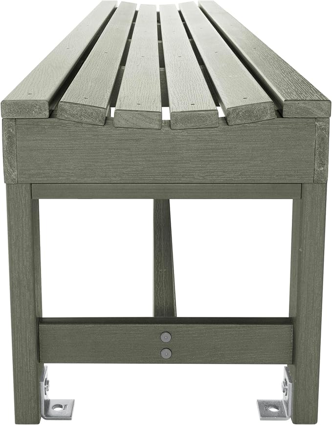 Sequoia Professional Commercial Grade Weldon Backless Picnic Bench, 6ft, Eucalyptus