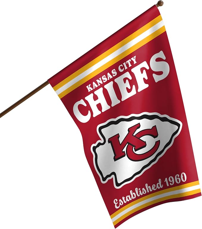NFL Double Sided Team Logo Vertical Flag (40" x 28")