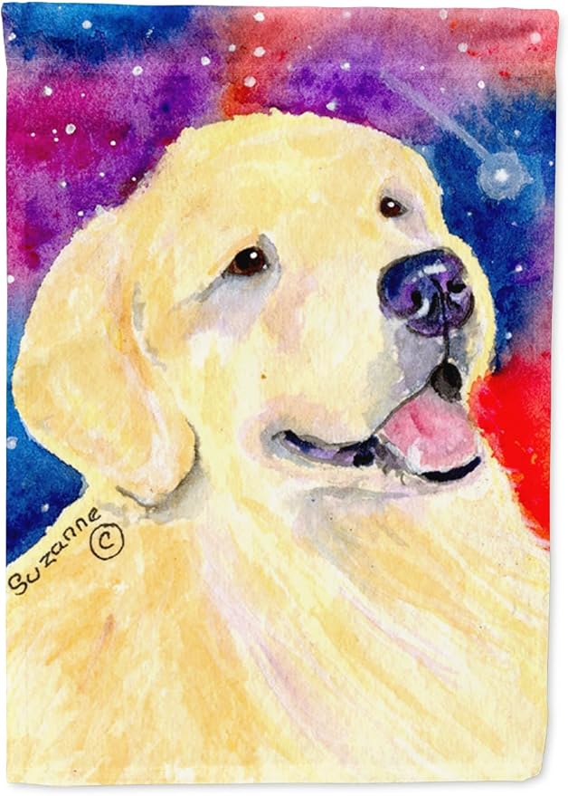 Caroline's Treasures SS8753GF Golden Retriever Garden Flag Mailbox Flag Decorative Yard Flag Banner Outside Patio Artwork Yard Flower Beds, Garden Size, Multicolor