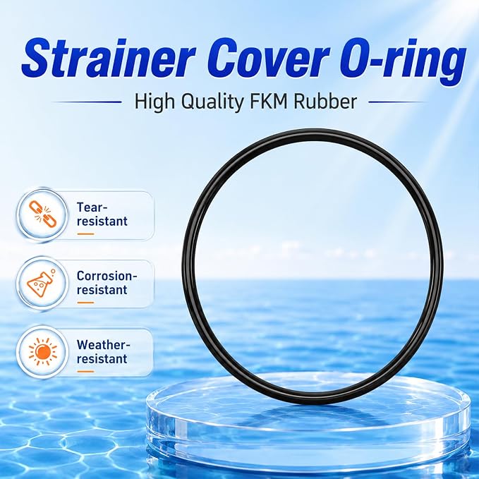 Pool Pump lid Compatible with Hayward Super II Pump SP3000 & SP3000X Series, Threaded Strainer Cover with O-Ring Replace# SP3100D SPX3100D 5110-03C