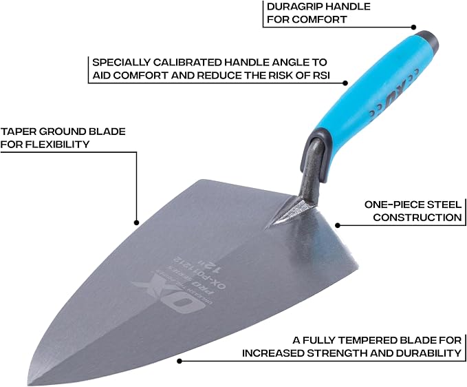 OX Tools 12" Philadelphia Trowel | OX Grip