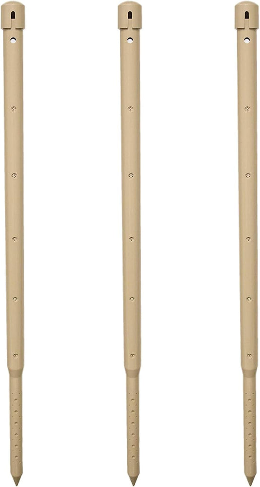 36 in. DEEP DRIP Large Tree Watering Stake (3 Pack) | UV-Protected ABS Plastic Tree Irrigation Spike for Extra-Large Sized Trees, Established Trees, and Palms