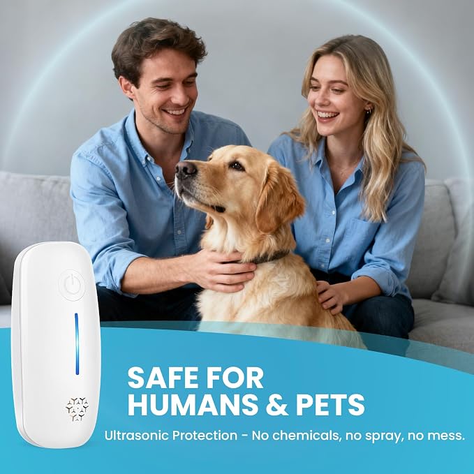 Ultrasonic Pest Repeller, 6 Pack Indoor Ultrasonic Pest Repellent Plug-in for Roach, Rodent, Mouse, Bug, Mosquito, Mice, Spider, Ant, Pest Control Insect Repeller for Home, Office, Warehouse