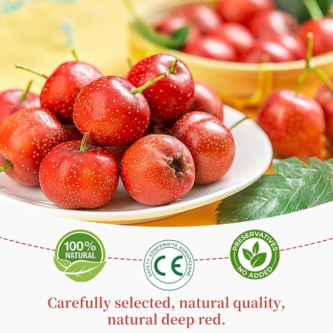 Baihuatang Natural Dried Hawthorn Slices Hawthorn Berries Hawthorn Berry tea 4.2oz/120g Hawthorn Slices Shanzha 无核 山楂 山楂干