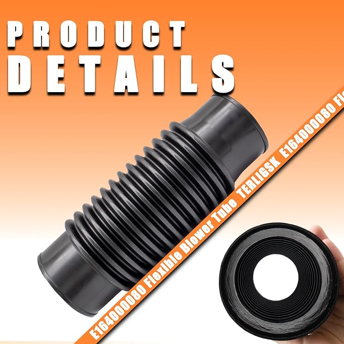 E164000080 Flexible Blower Tube for Echo PB-580T PB-580H SHIN-DAIWA EB600RT | Direct Replacement Part | Durable & Enhanced Airflow Design