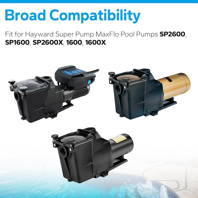 SPX1600TRA Super Pump Seal Kit Replacement for Hayward Pool Pump Go Kit 3 | Pool Pump Gasket Seal O-Ring Repair Kit fits for Hayward Parts SP1600, SP2600 in Regular, X, VSP Models
