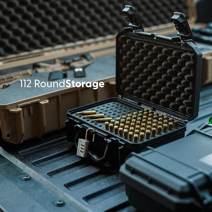 Evergreen Rifle Ammo Cases - Multiple Options - Compatible with 223, 5.56, 300 BLK, 7.62/43 Win, 6.5 Creedmoor, 30-06 / 12GA, 16GA, 20GA / 7.62, 30-06, 308 Win / 338 Lapua