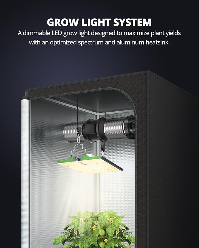 VIPARSPECTRA P1000 LED Grow Light for Seed Starting Vegetables Bloom, Dimmable Plant Lights Dimming Daisy Chain Grow Lights for Indoor Plants Full Spectrum for 3x3/2x2 Grow Tent