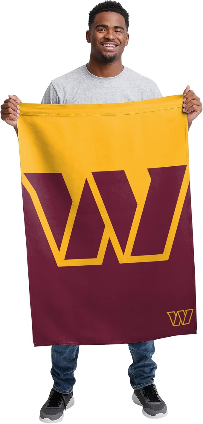 NFL Double Sided Team Logo Vertical Flag (40" x 28")