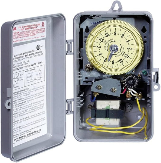 Intermatic Sprinkler Irrigation Timer T8845PV with 14-Day Skipper and Auto Shut-Off Programmable 60 Cycles enclosed in NEMA 3R Indoor/Outdoor Durable Casing
