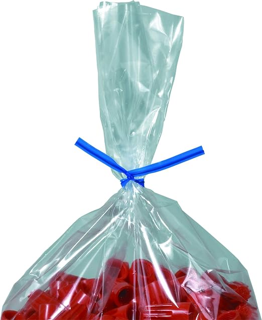 Aviditi Reusable Blue Plastic Twist Ties, 6" Length, Use to Seal Bread, Gift, and Treat Bags or for Bundling Cables and Wires (Case of 2000)