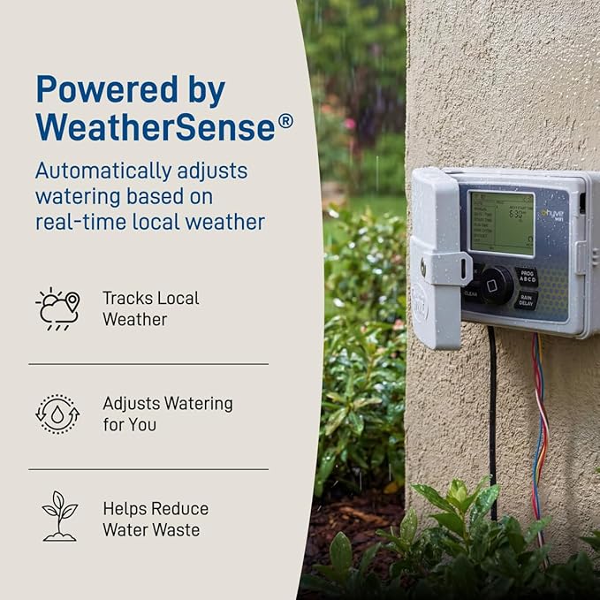 Orbit B-hyve Smart Indoor/Outdoor Sprinkler Controller - 6-Zone - App Controlled Smart Controller with Custom Irrigation Schedules - Weatherproof Multi-Zone Sprinkler System - 57946 (Pack of 6)