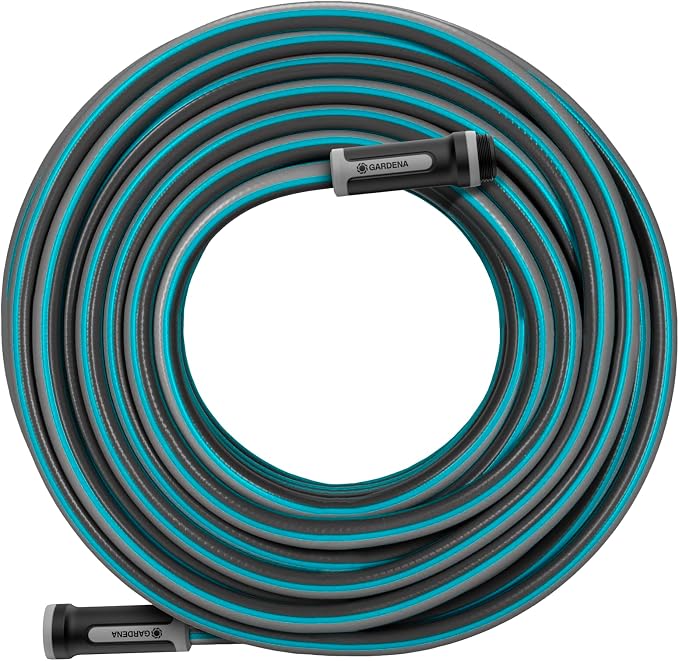 GARDENA 20530 | 50' Foot 5/8" Heavy-Duty Gardening Hose | Heavy-Duty 5-Ply Design, Includes US Hose Threads, European Made, Kink-Resistant