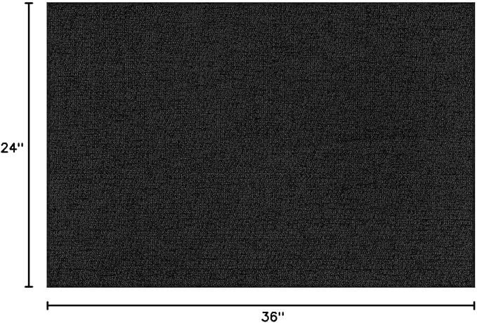 Luul Home Easy Jute Rugs 2x3 Dark Gray Color Living Room Indoor Outdoor Door Mat for Farmhouse Patio and Kitchen Rug High Traffic Washable Easy to Clean Solid Boho Woven Design Outside Carpet (2 x 3)