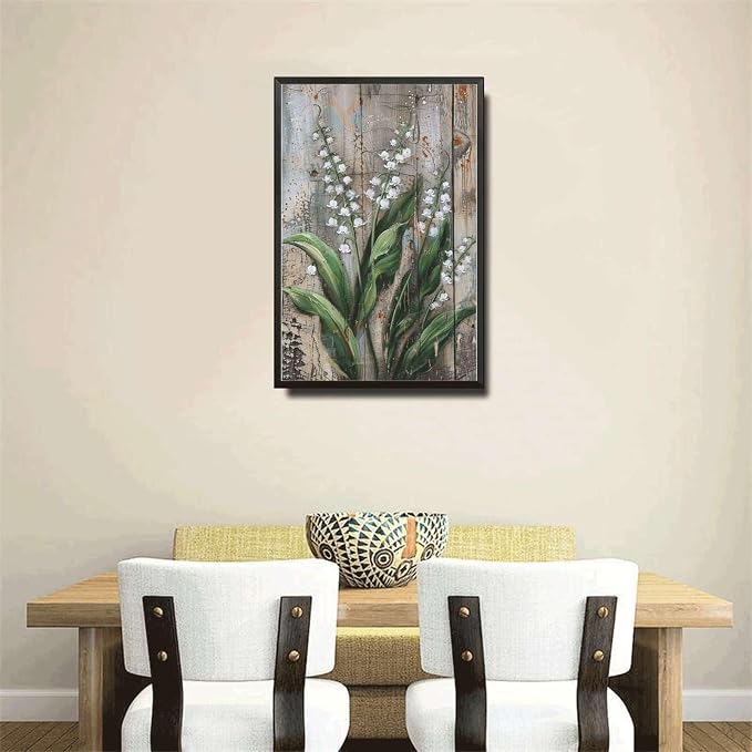 Metal Sign Tin Sign Vintage Wall Art Antique Master's Lily Tin Sign for Rustic Wall Art Shabby Chic Interiors and Corrosion Resistant Home Decor for Room 6×8 Inches with Metal Frame