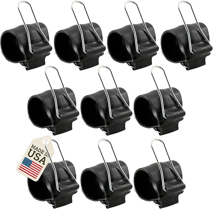 Reusable Plant Clips Made in USA – Orchid Clips, Plant Support Clips & Cord Clips – Heavy-Duty, Weather-Resistant & Durable – Secure Stems, Vines, Wires, Cables, Tomato Plants– Indoor & Outdoor