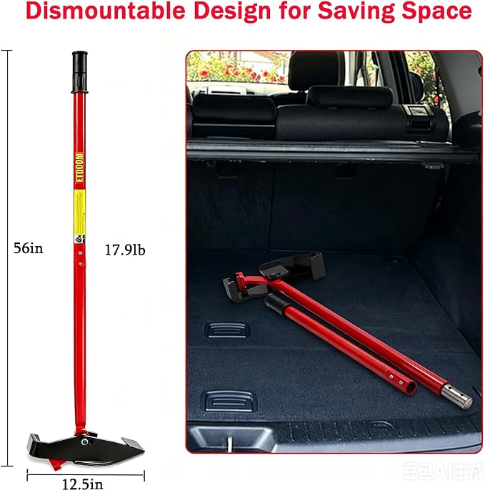 Large Size Sapling Puller Tool - Heavy Duty Tree Root Puller for ¼ to 2" Woody Stems | Fully Uproots Trees & Shrubs | Ergonomic Garden Tool for Landscaping, Farming, Forestry