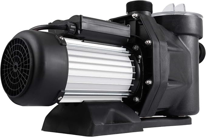 2.5HP Pool Pump Powerful 8880 GPH, Self Priming 110V Swimming Pool Pump, 1850W Single Speed In/Above Ground Pool Pumps for Pools, Spas, Hot Tubs, Fountains, and Water Circulation Systems